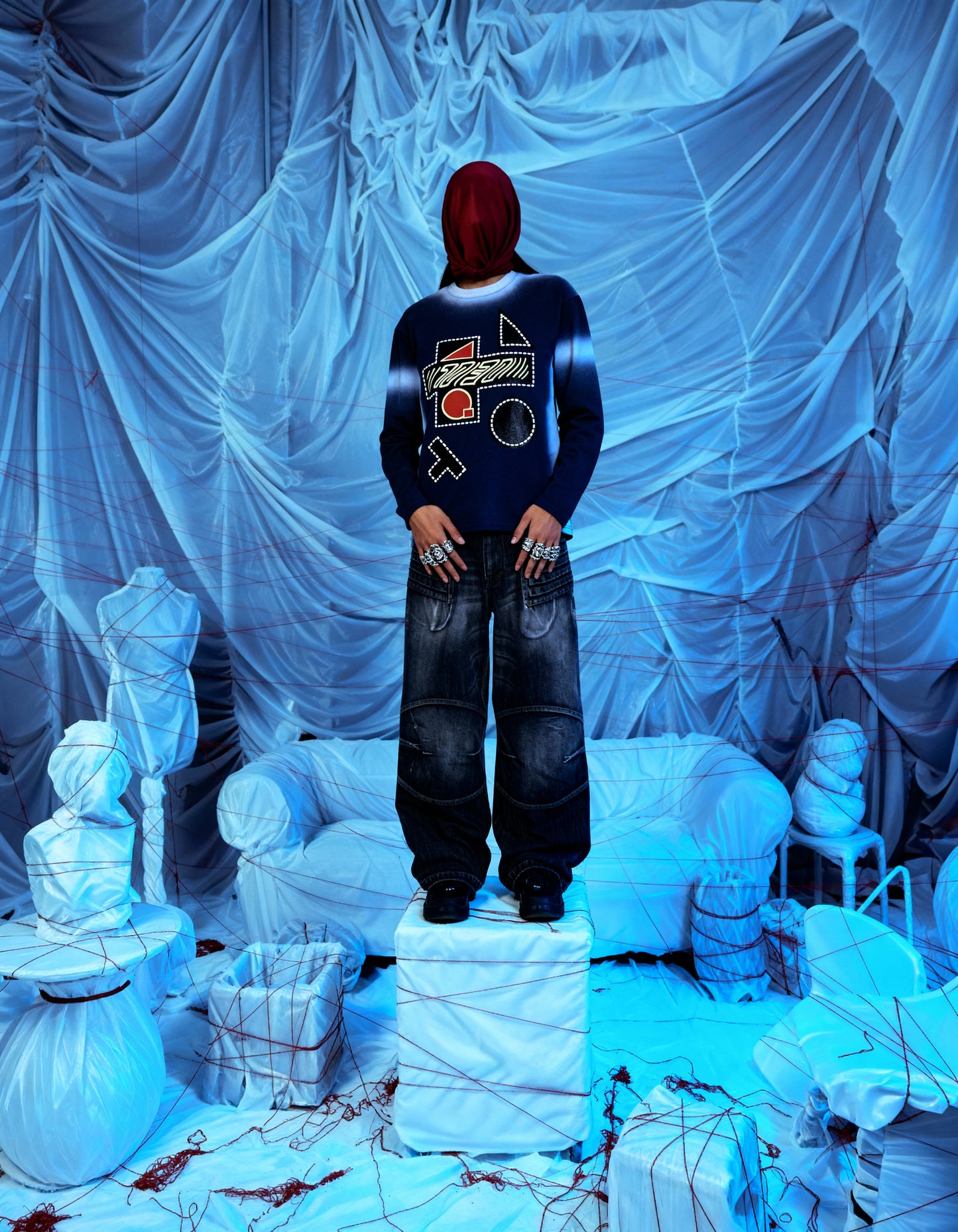 PUZZLED [BIKER FULL-SLEEVE T-SHIRT]