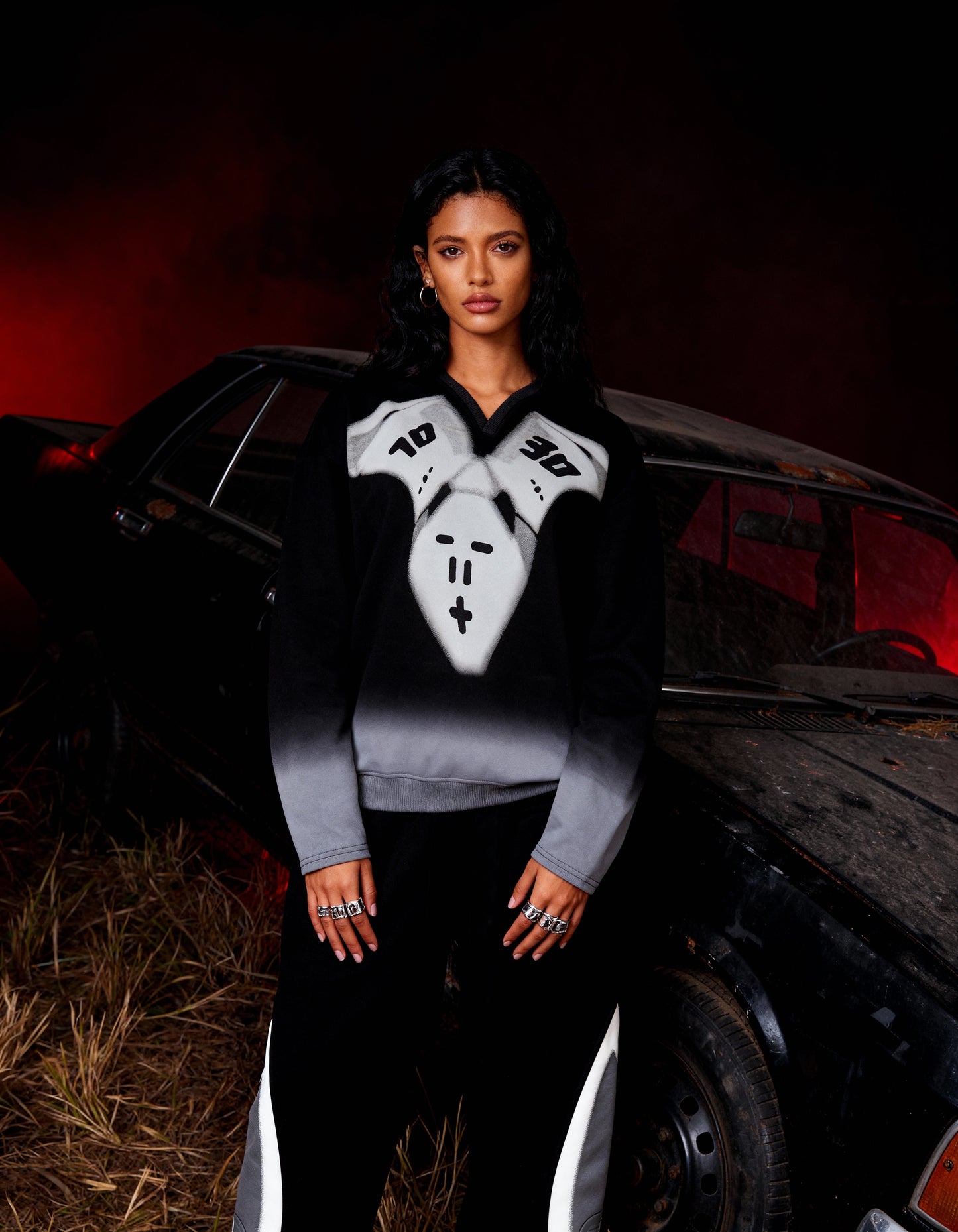 JUDAS [HAND-SPRAYED SWEATSHIRT]