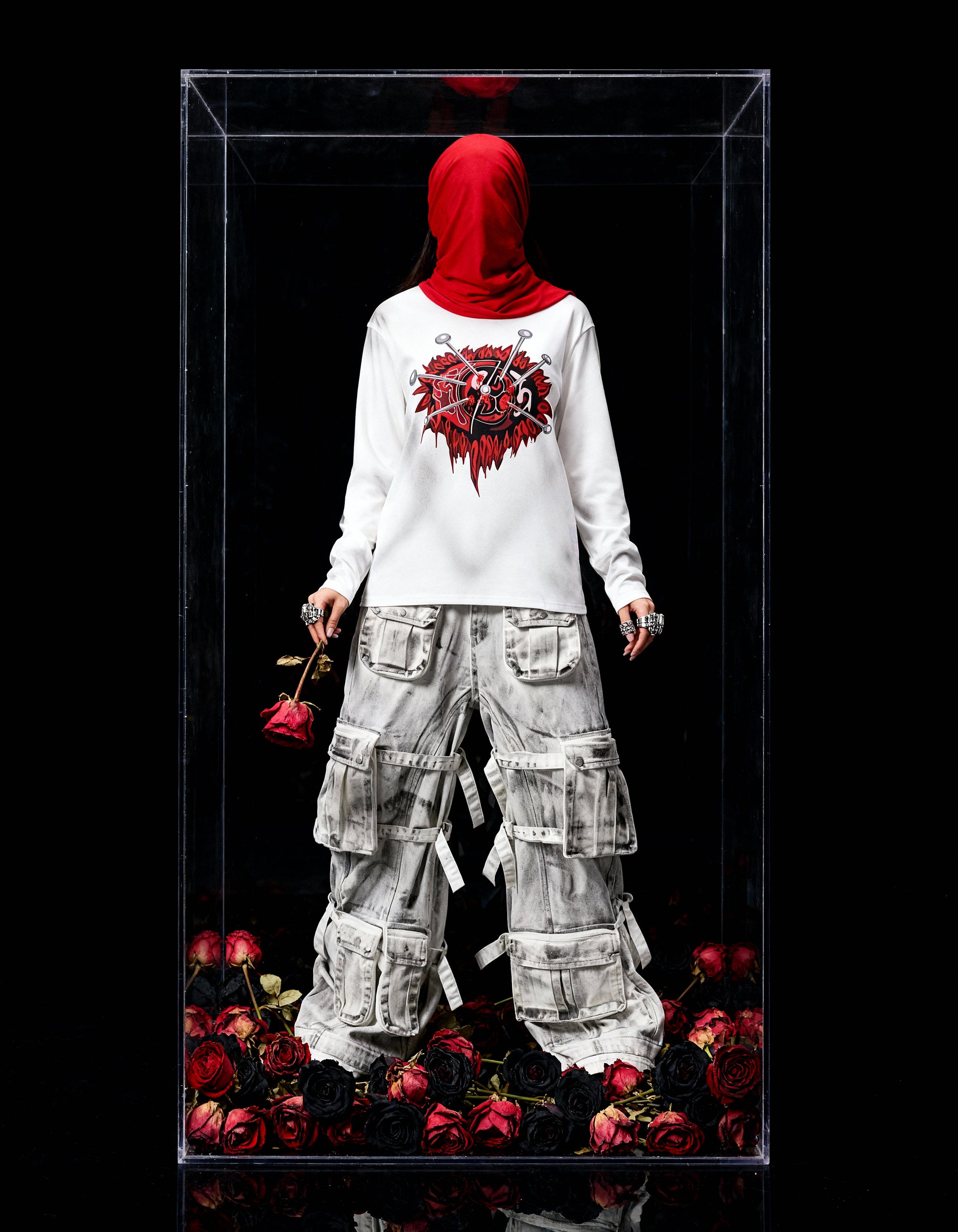 EYESORE [FULL-SLEEVE T-SHIRT] Cream / XS