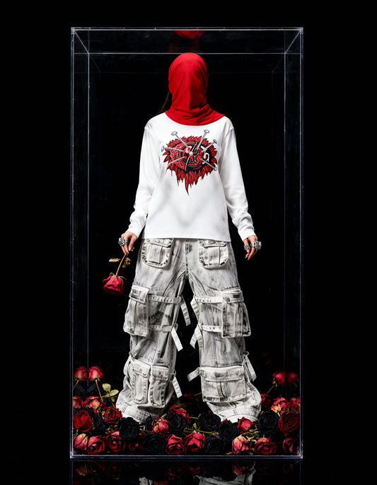 EYESORE [FULL-SLEEVE T-SHIRT] Cream / XS