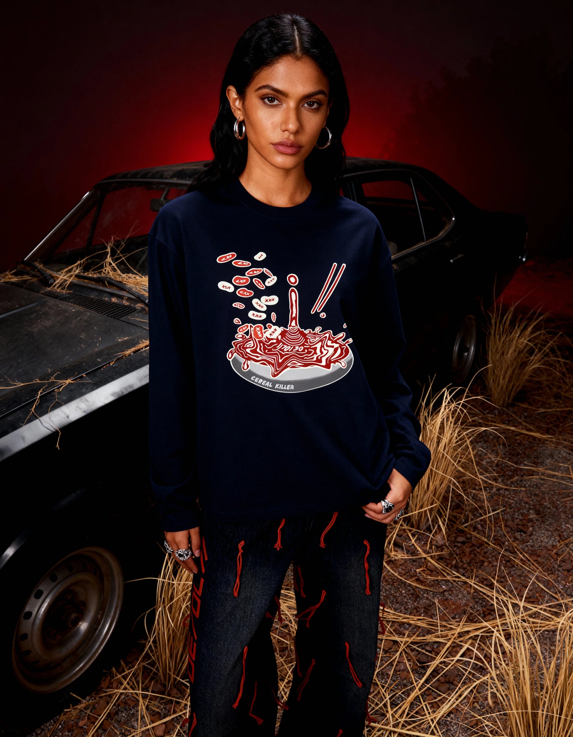 CEREAL KILLER [FULL-SLEEVE T-SHIRT] XS