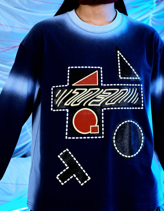 PUZZLED [BIKER FULL-SLEEVE T-SHIRT]