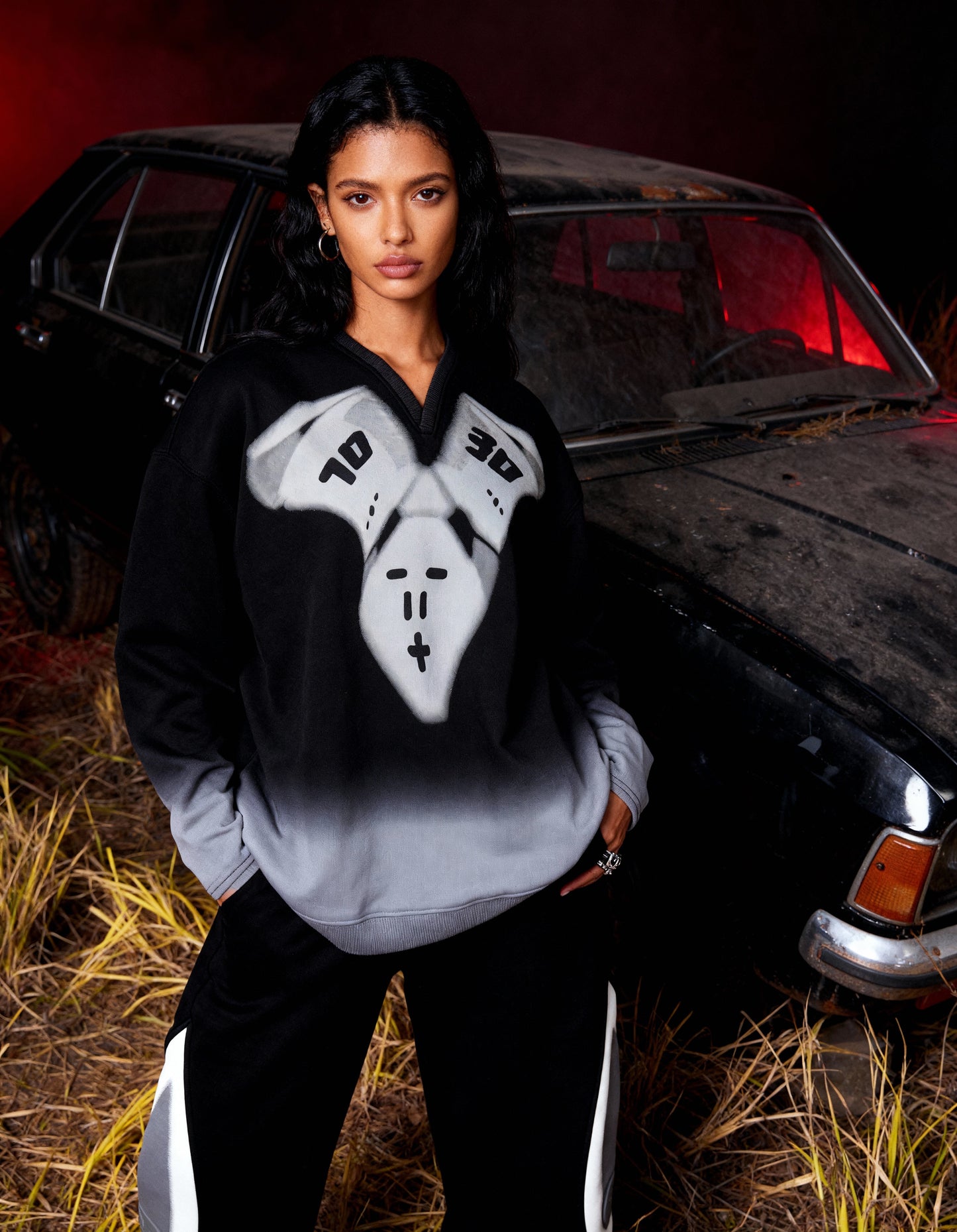 JUDAS [HAND-SPRAYED SWEATSHIRT]