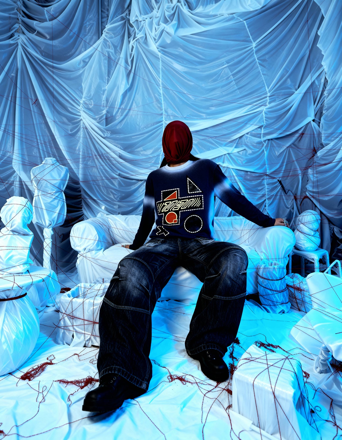 PUZZLED [BIKER FULL-SLEEVE T-SHIRT]