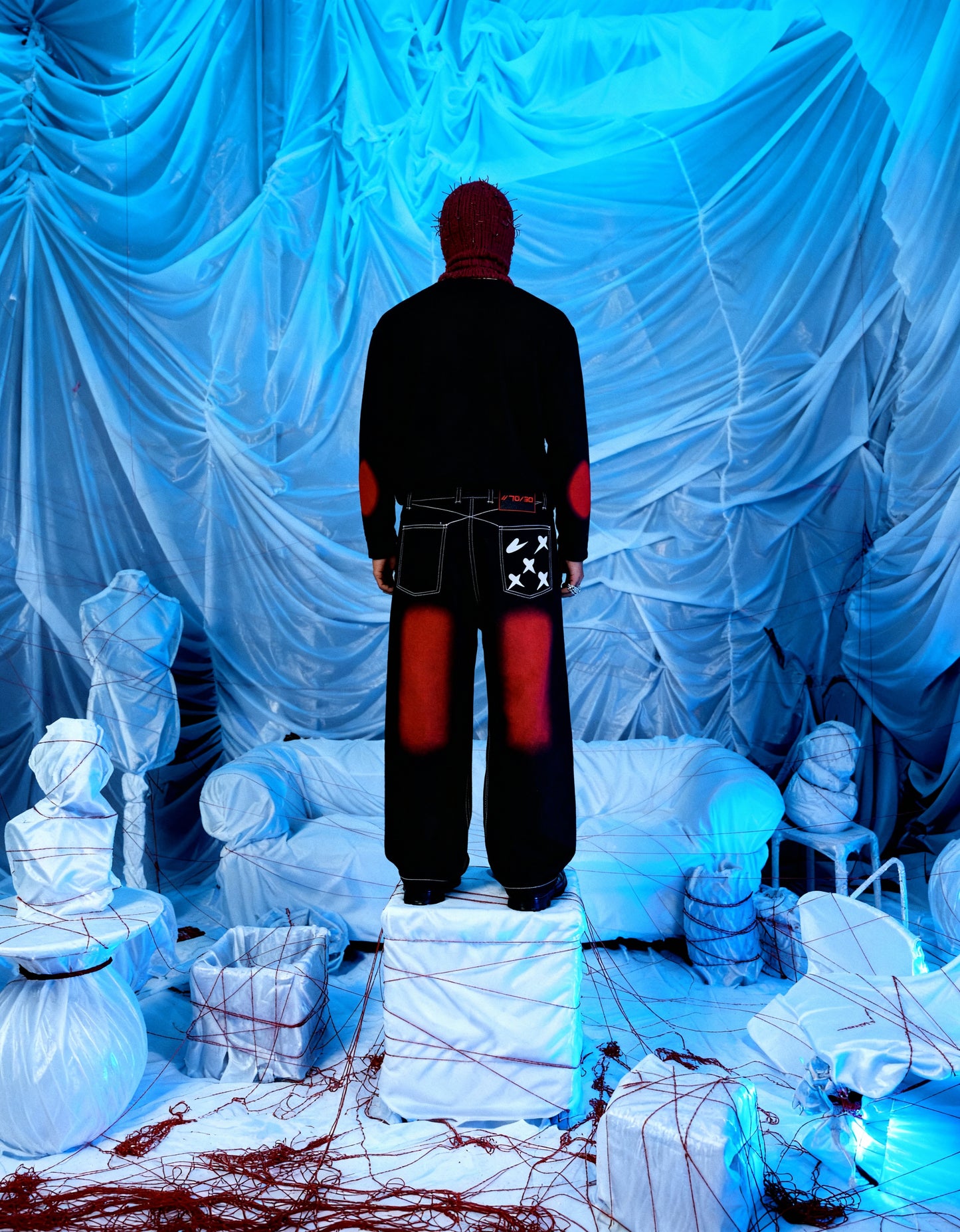 RANSOM [FULL-SLEEVE DISTRESSED T-SHIRT]