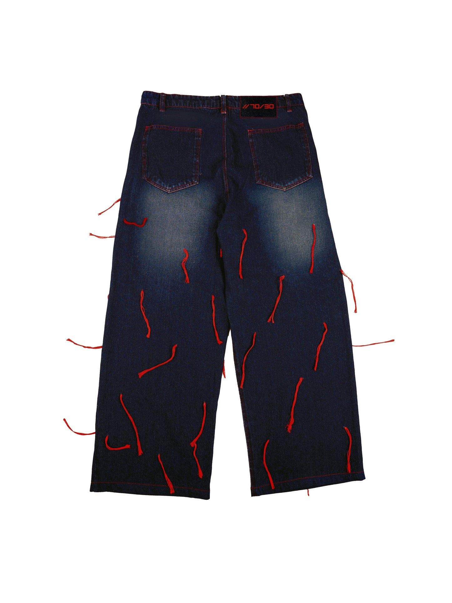 DRIP [HAND-EMBROIDERED BAGGY JEANS]